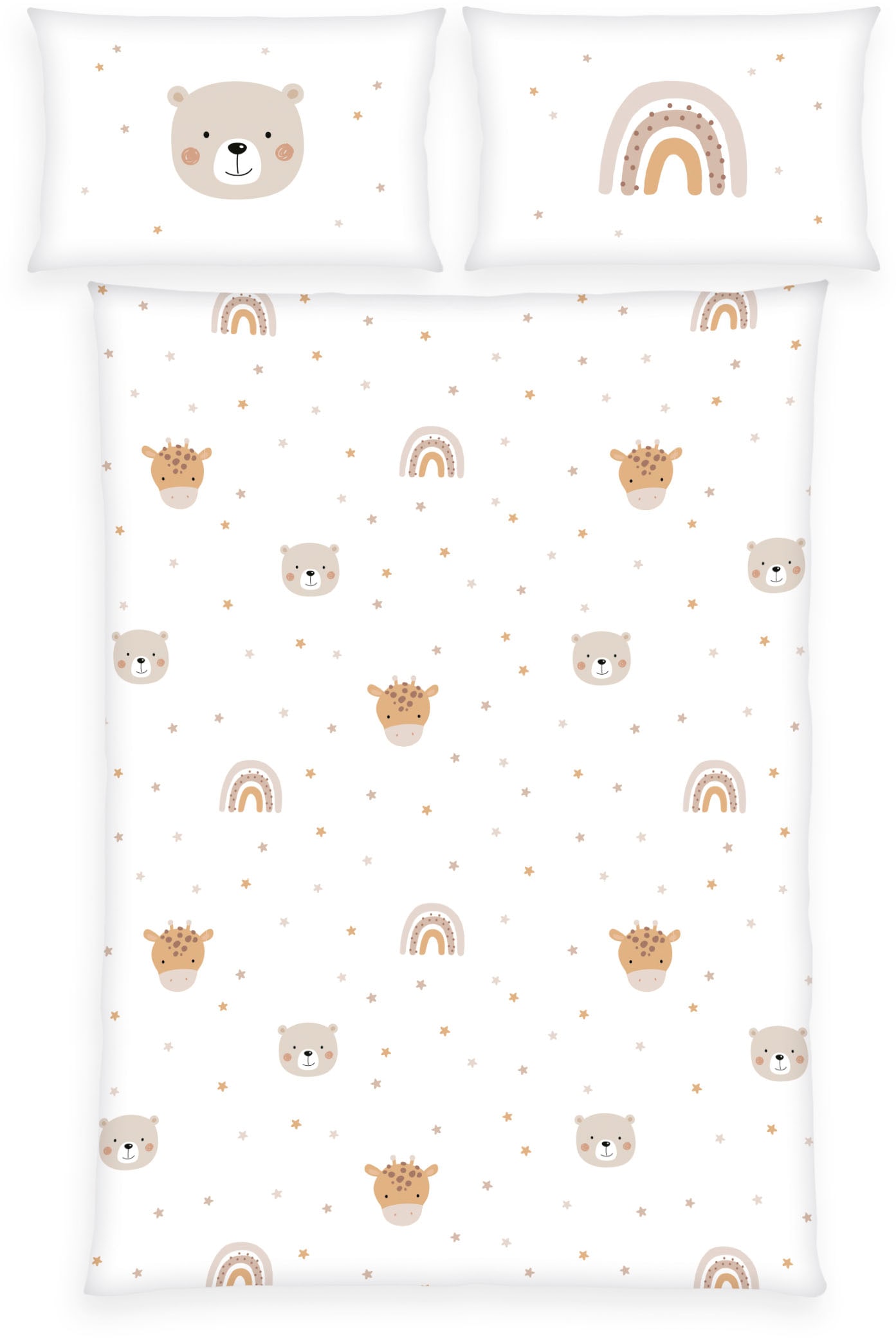 Baby Best Babybettwäsche »Little Friends« 2 Stk. tlg. mit liebevollem Motiv