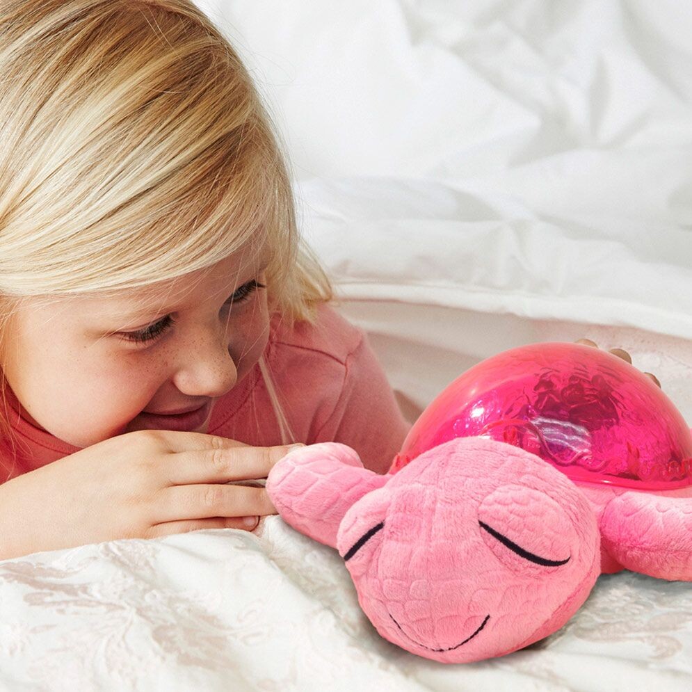 Cloud B - Skildpadde Natlampe Med Lyd - Pink