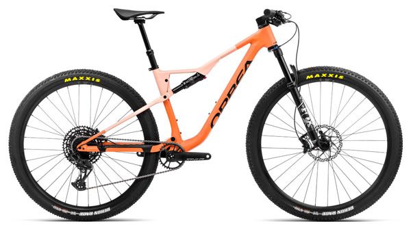 VTT Tout-Suspendu Orbea Oiz H20 Sram GX Eagle 12V 29'' Orange Apricot Beige Limestone