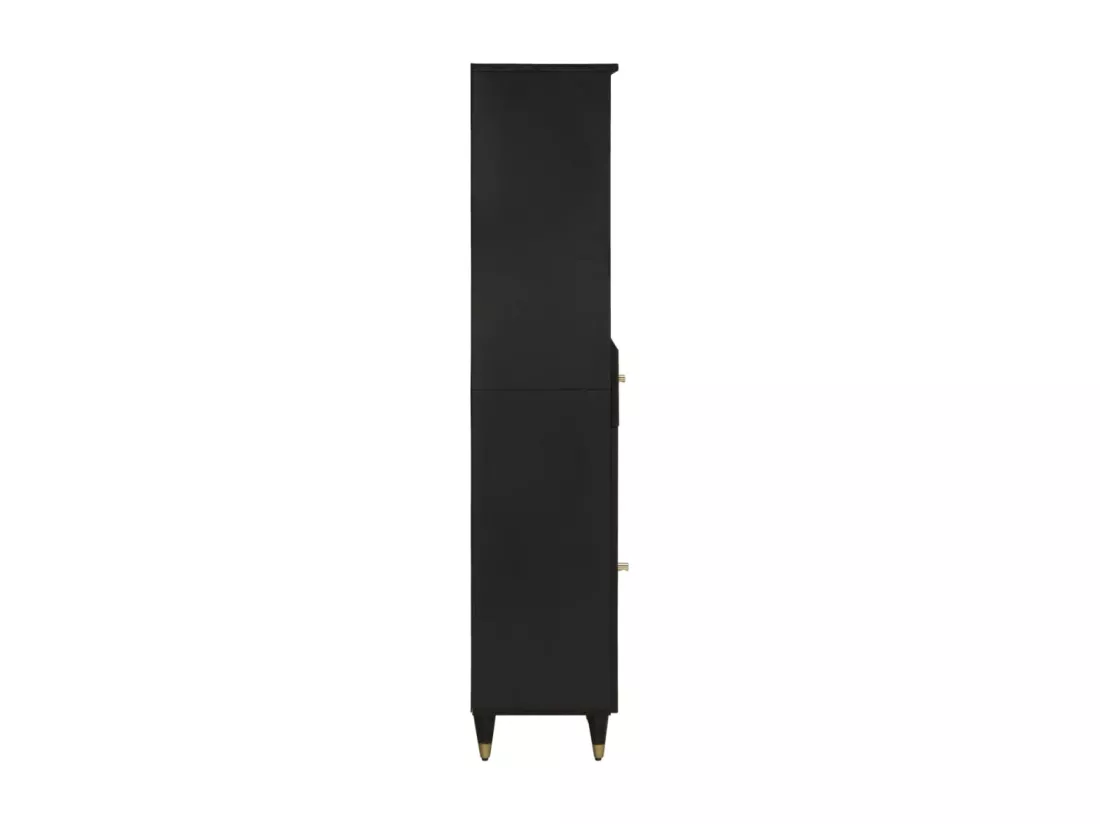 Armoire de salle de bain 38x33x160 cm bois massif de manguier