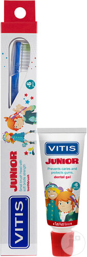 Vitis Junior Brosse À Dents Violet 1 Pièce