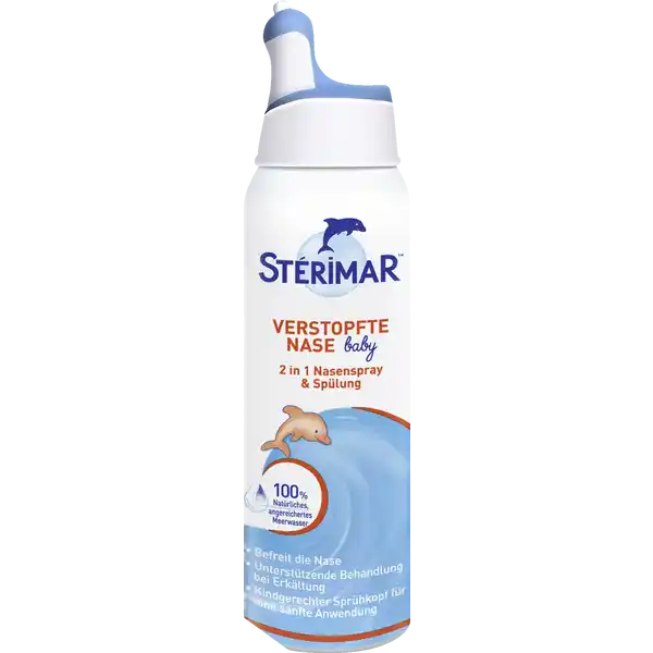 Stérimar Verstopfte Nase Baby 2 in 1 Nasenspray & Spülung 50ml