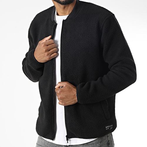 Veste Polaire Zippée Sawyer Noir