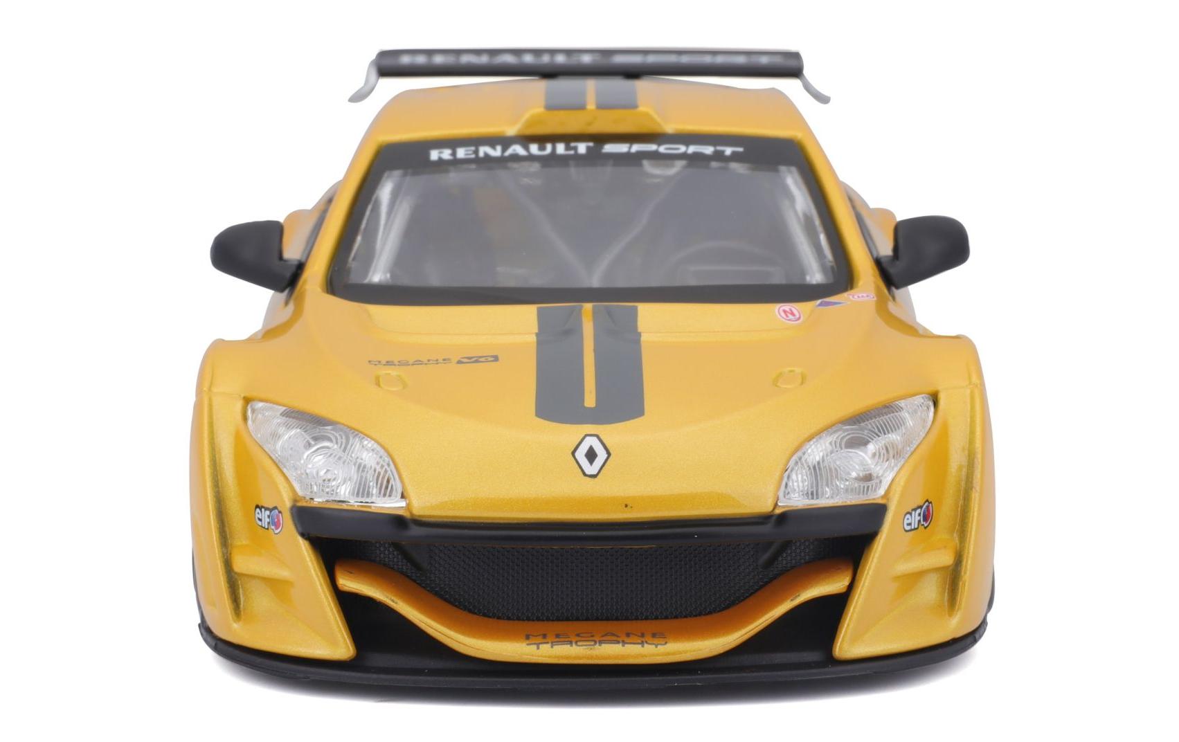 Renault Megane Trophy Gelb 1:24Sammlermodell im Massstab 1:24