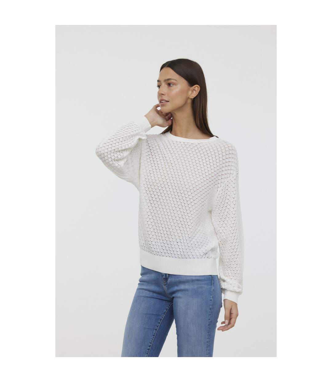 Pull manches longues coton regular CALIO