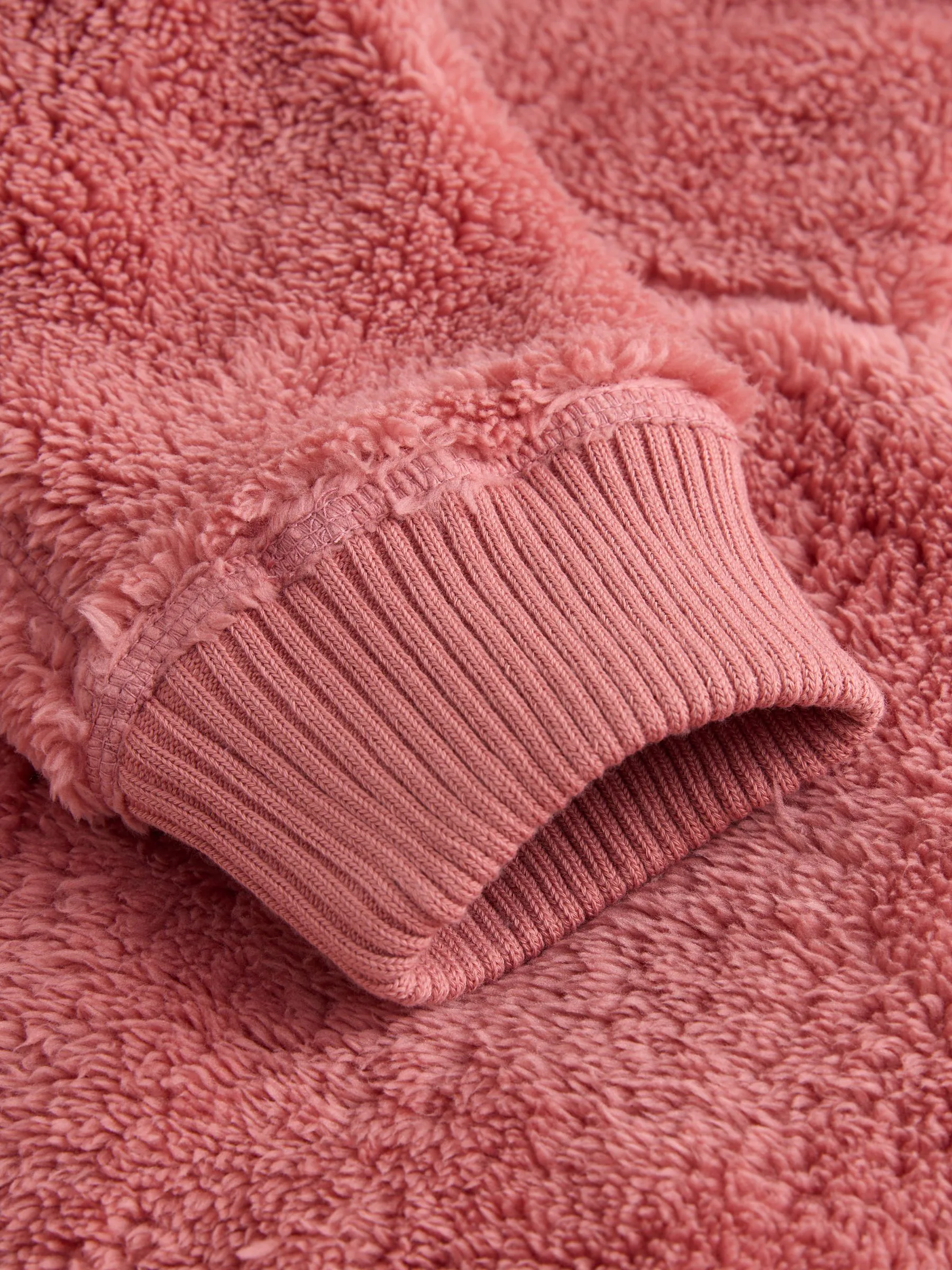 Roze - Superdry - Fleece met korte rits