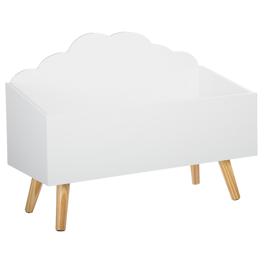 Coffre à jouets Nuage - Blanc