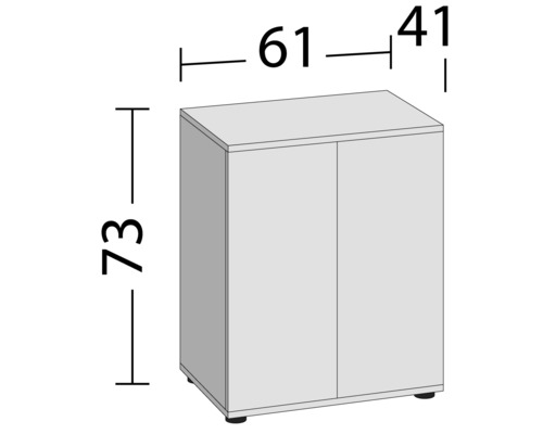 Juwel SBX Lido 120 aquariumkast, grijs, 61 x 41 x 73 cm