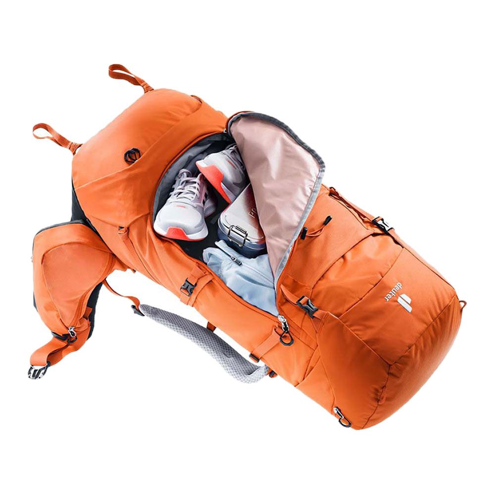 Deuter AIRCONTACT CORE SL 55+10L - Sac À dos Femme paprika-graphite
