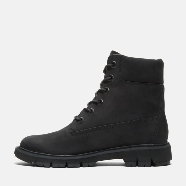 Bota Lucia Way de 6 polegadas para mulheres na cor preta