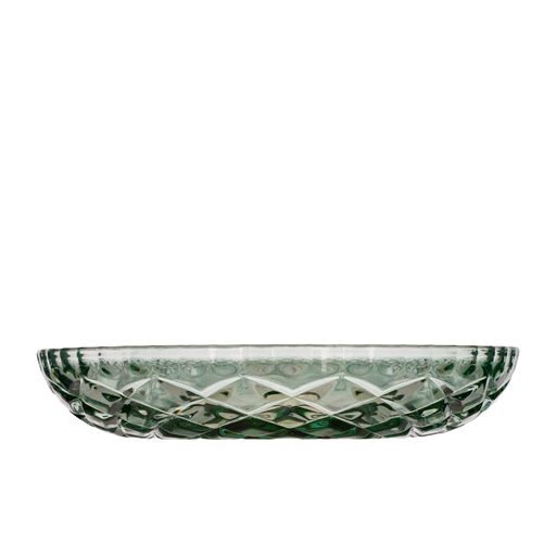 Lyngby Glas Sorrento 4-pak Asiet, Grøn, Ø16 cm