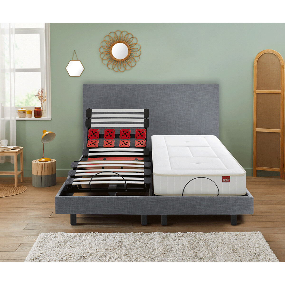 EPEDA<br>Base de cama elétrica relaxante Escapade