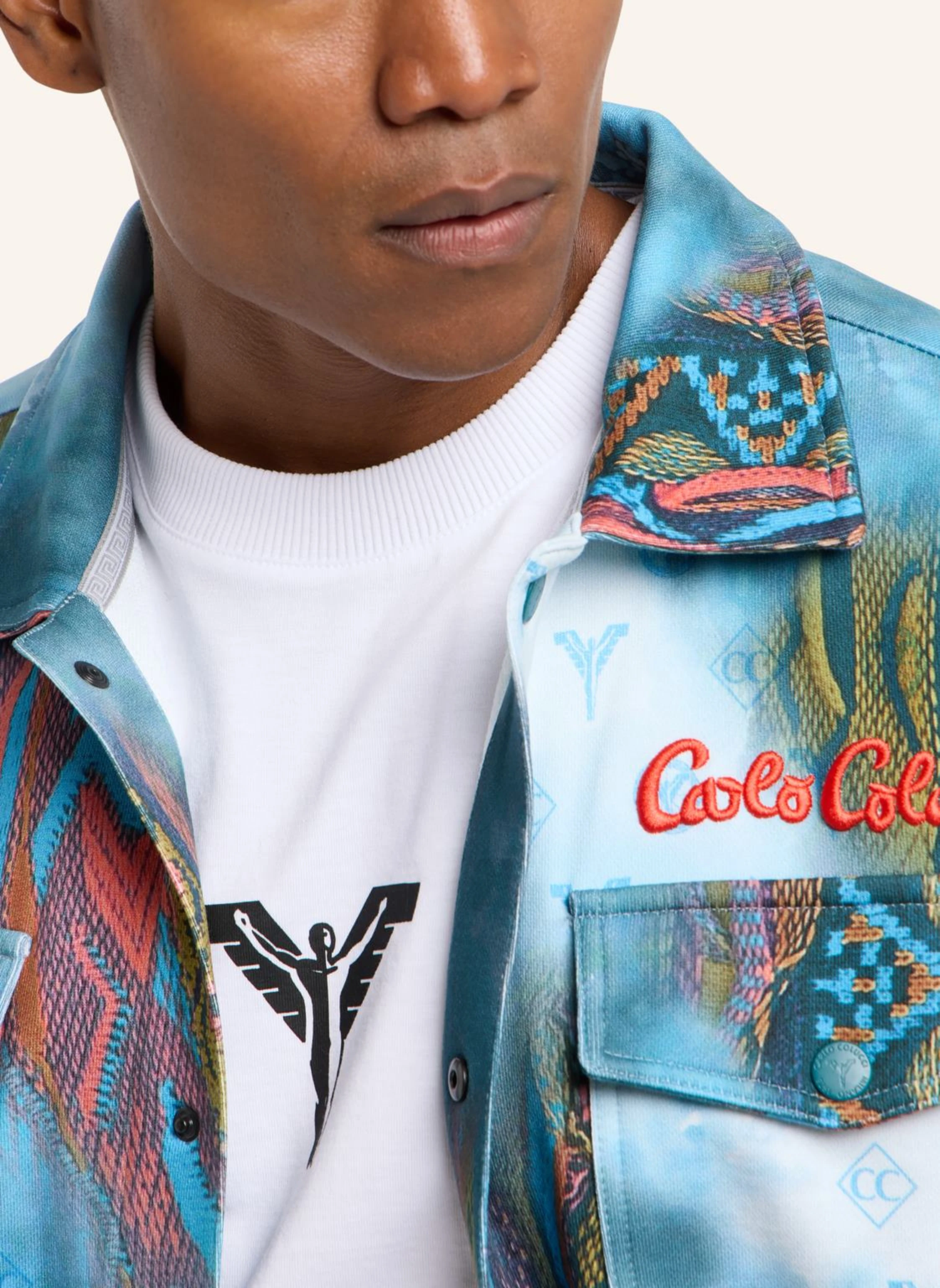 CARLO COLUCCI Hemd - Sprayed Knit DISTASO
