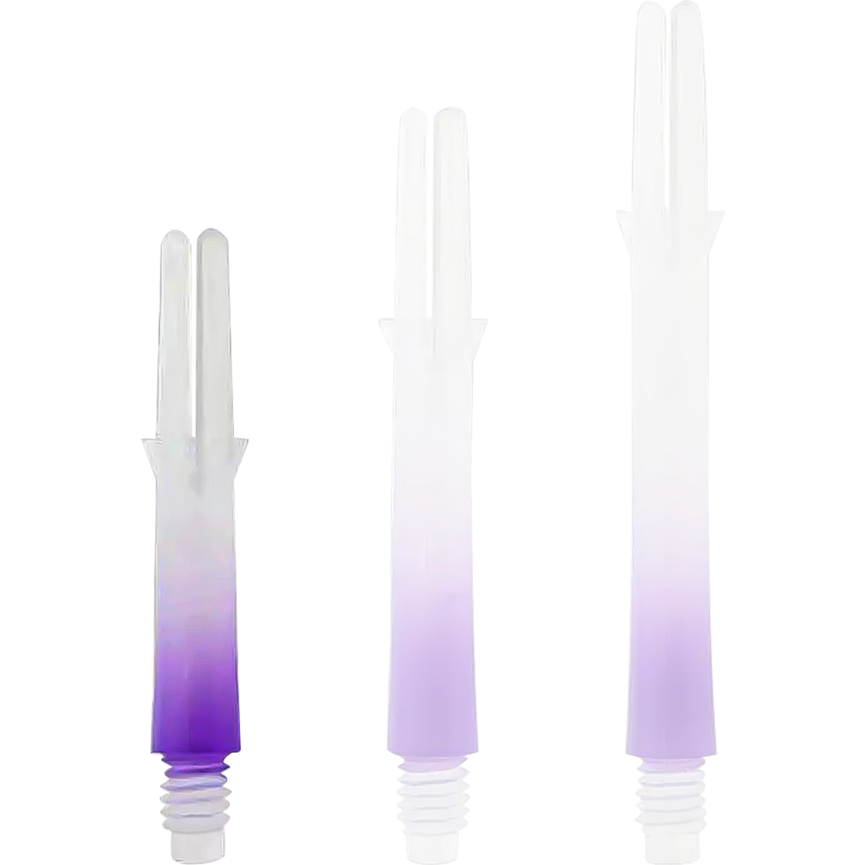 L-Style - L-Shaft Lock Straight TwoTone - Weiß Klar Lila