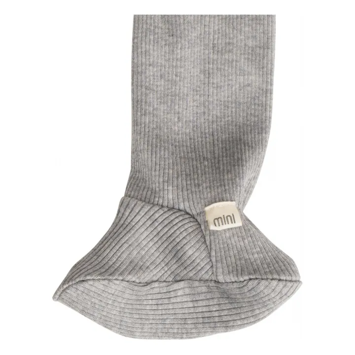 Minimalisma Legging à Pied Bamse Soie et Coton | Gris