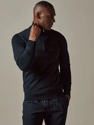 Profuomo Half Zip Pullover Luxury Navy PP2J00010A-P kopen