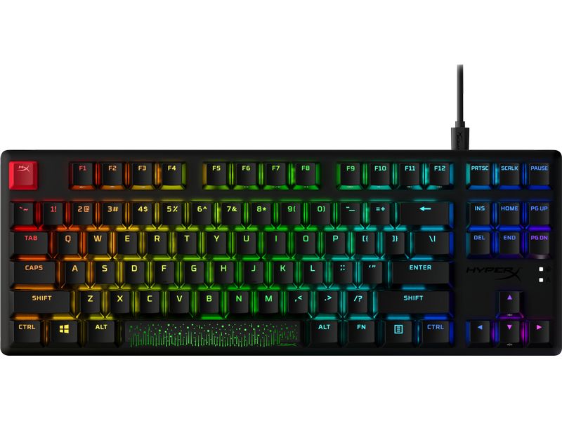 HyperX Gaming-Tastatur Alloy Origins Core PBT HX Gaming-Keyboard mit RGB-Beleuchtung und HyperX Switches