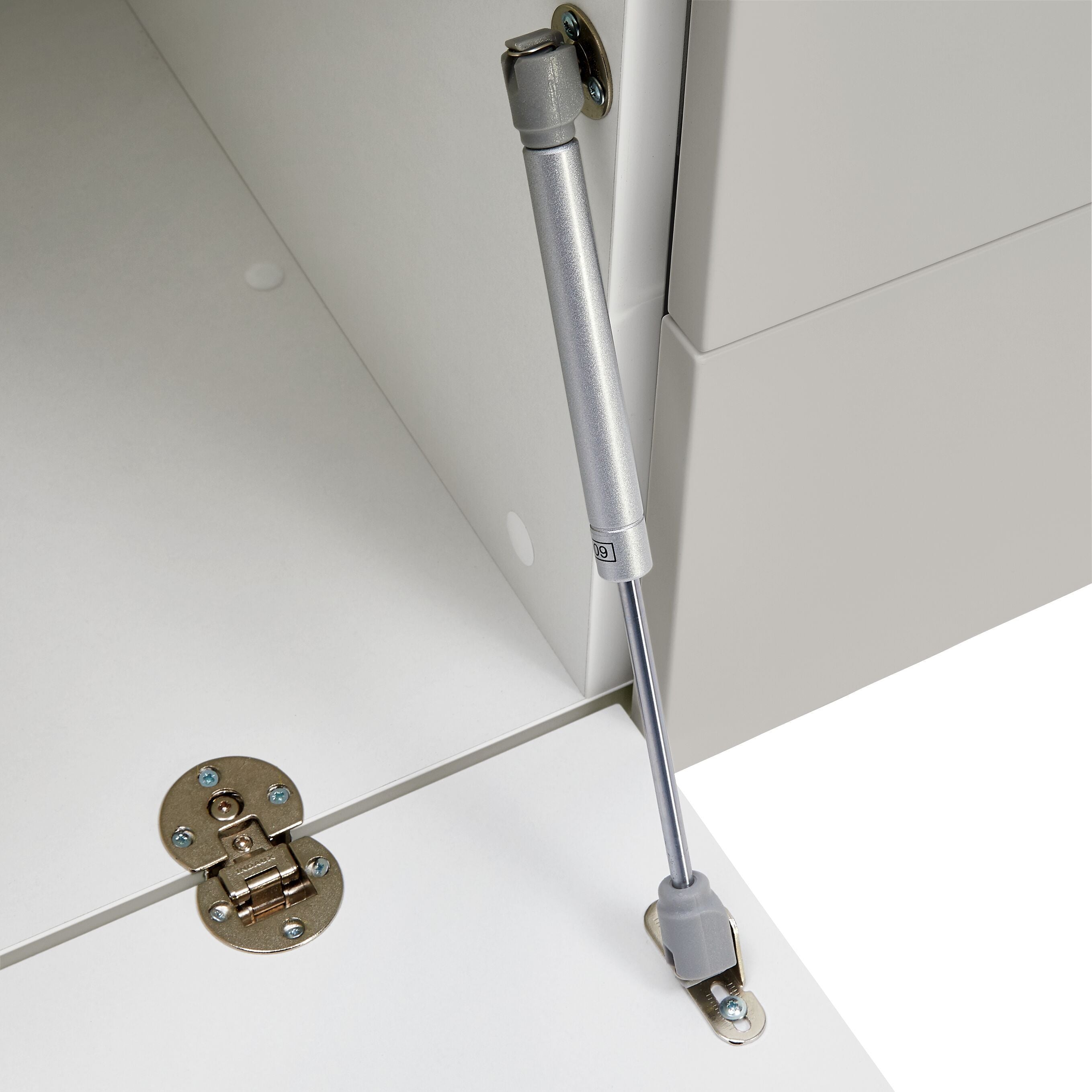 LUX Lowboard - Taupe / B: 180.0 cm x T: 46.0 cm x H: 49.5 cm