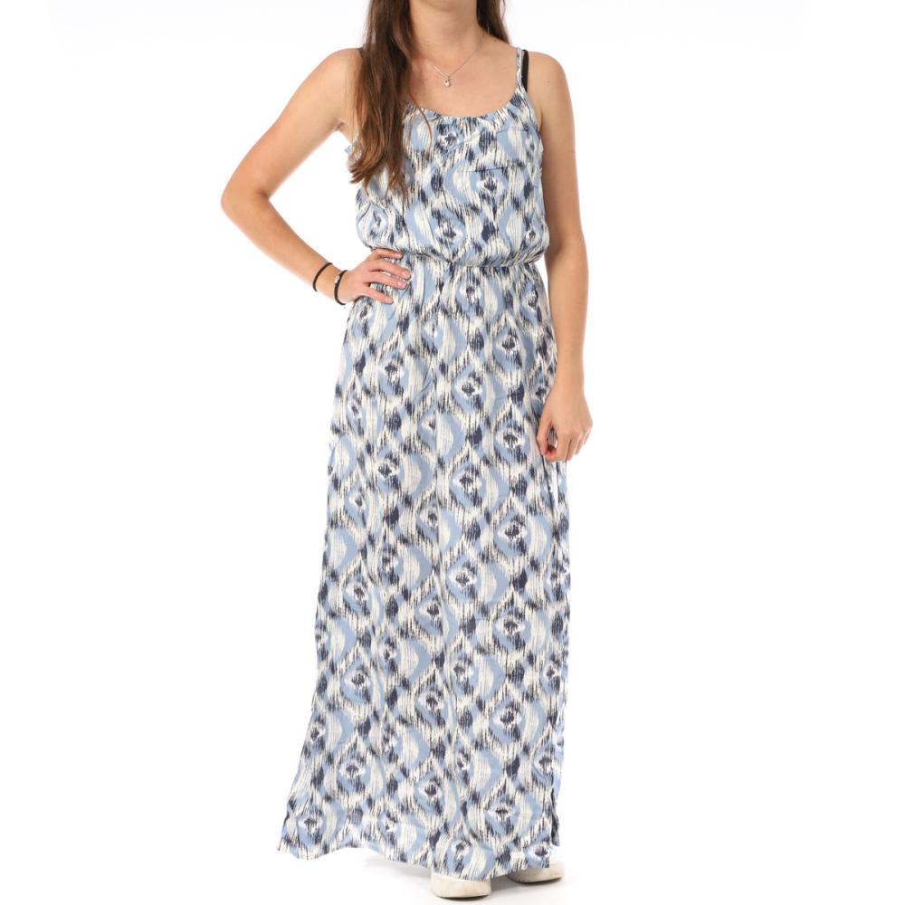 Only Robe Longue Bleu Femme Only Nova