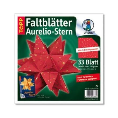 URSUS Faltblätter Aurelio Stern Stern rot