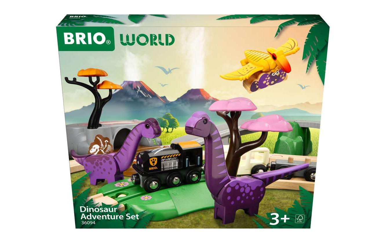 BRIO World Dinosaur Adventure SetZugset aus 21 Teilen