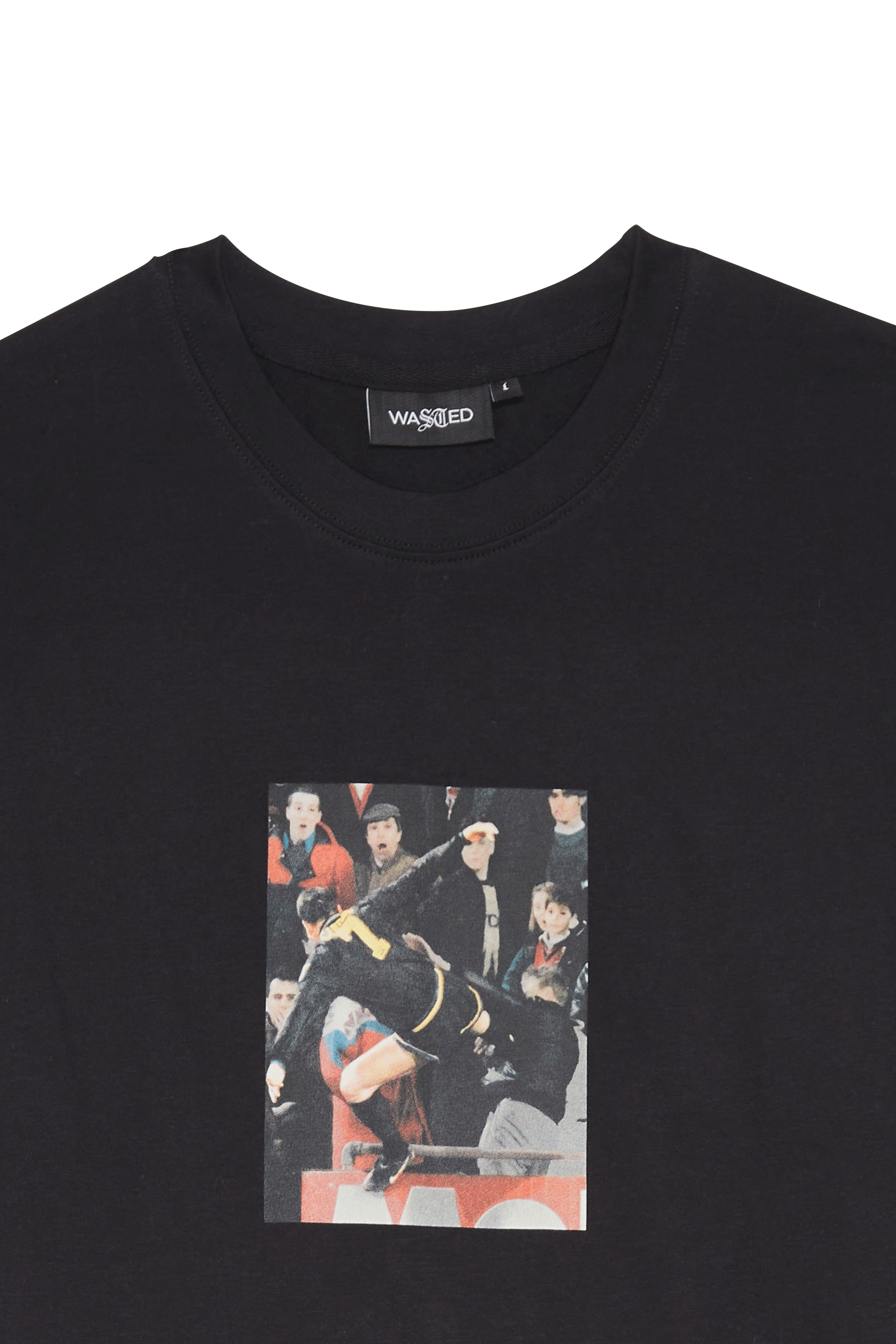 WASTED T-shirt T-SHIRT KICK Noir