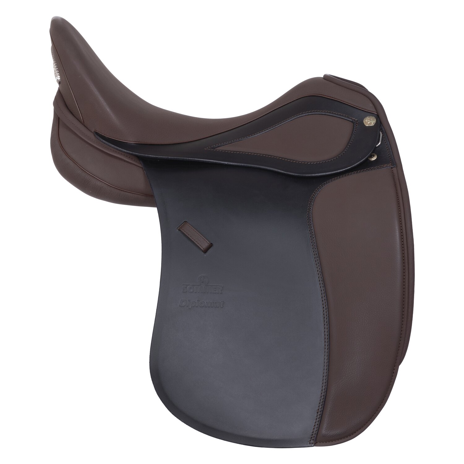 SOMMER Dressursattel Diplomat Exclusiv  - schwarz/moro - 17.5 Zoll