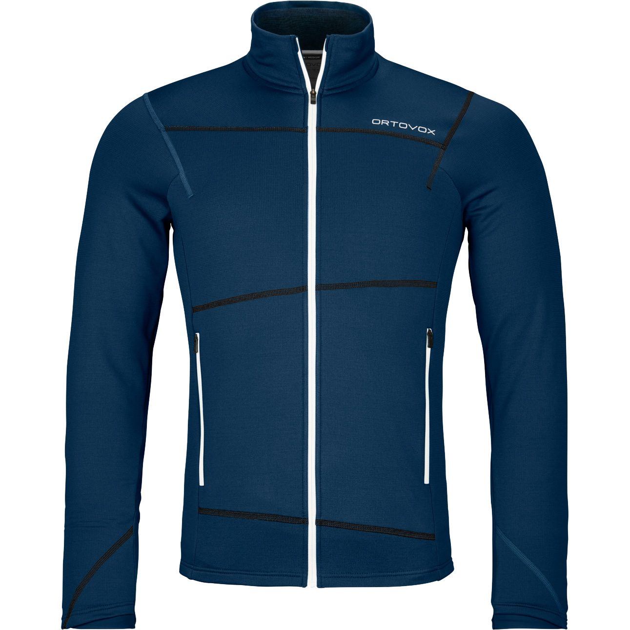 ORTOVOX Fleece Light Jacke Herren deep ocean