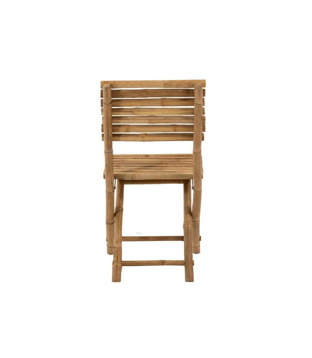 Paris Prix - Chaise Pliable Design bambou 98cm Naturel