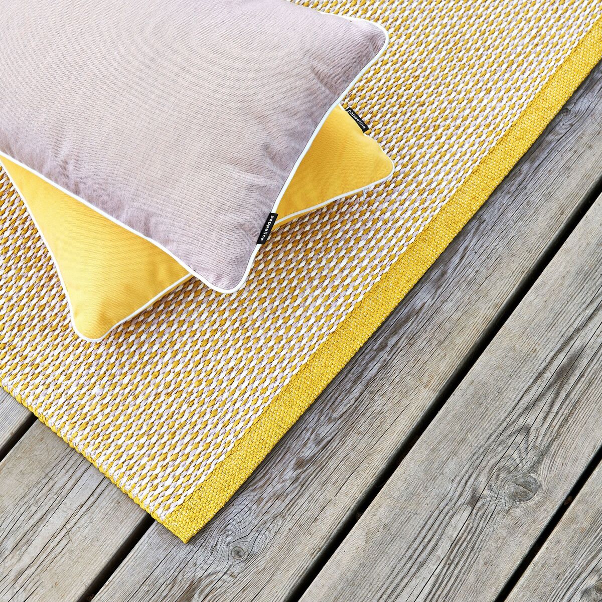 Gulvteppe Effi, mustard, 60 x 125 cm