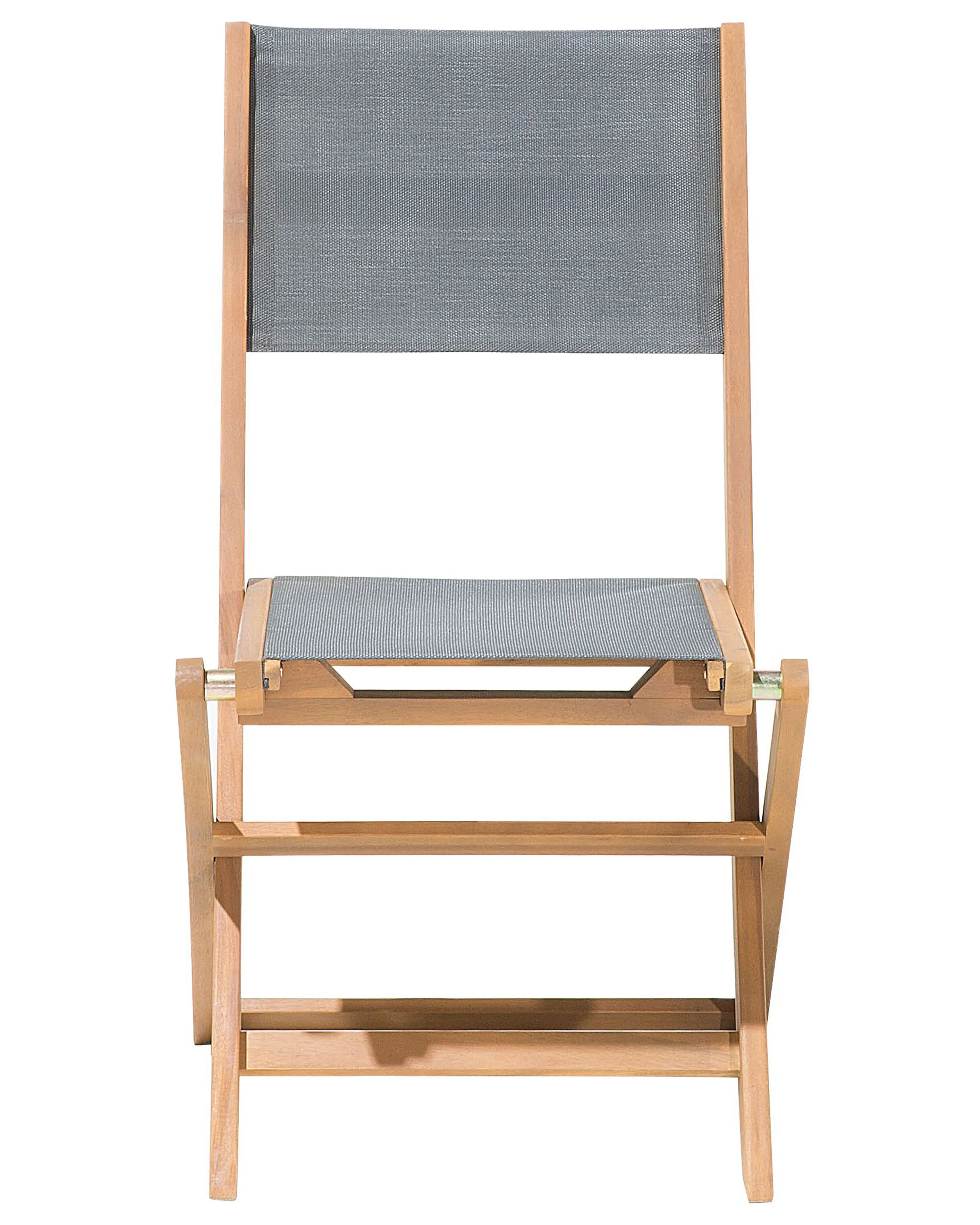 Set van 2 tuinstoelen CESANA Acaciahout Lichtbruin