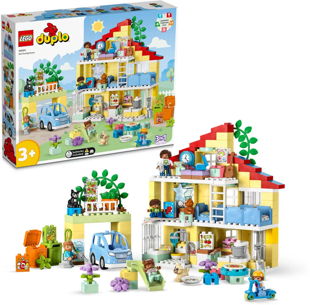 LEGO®DUPLO®MA VILLE 10994 - LA MAISON FAMILIALE 3-EN-1