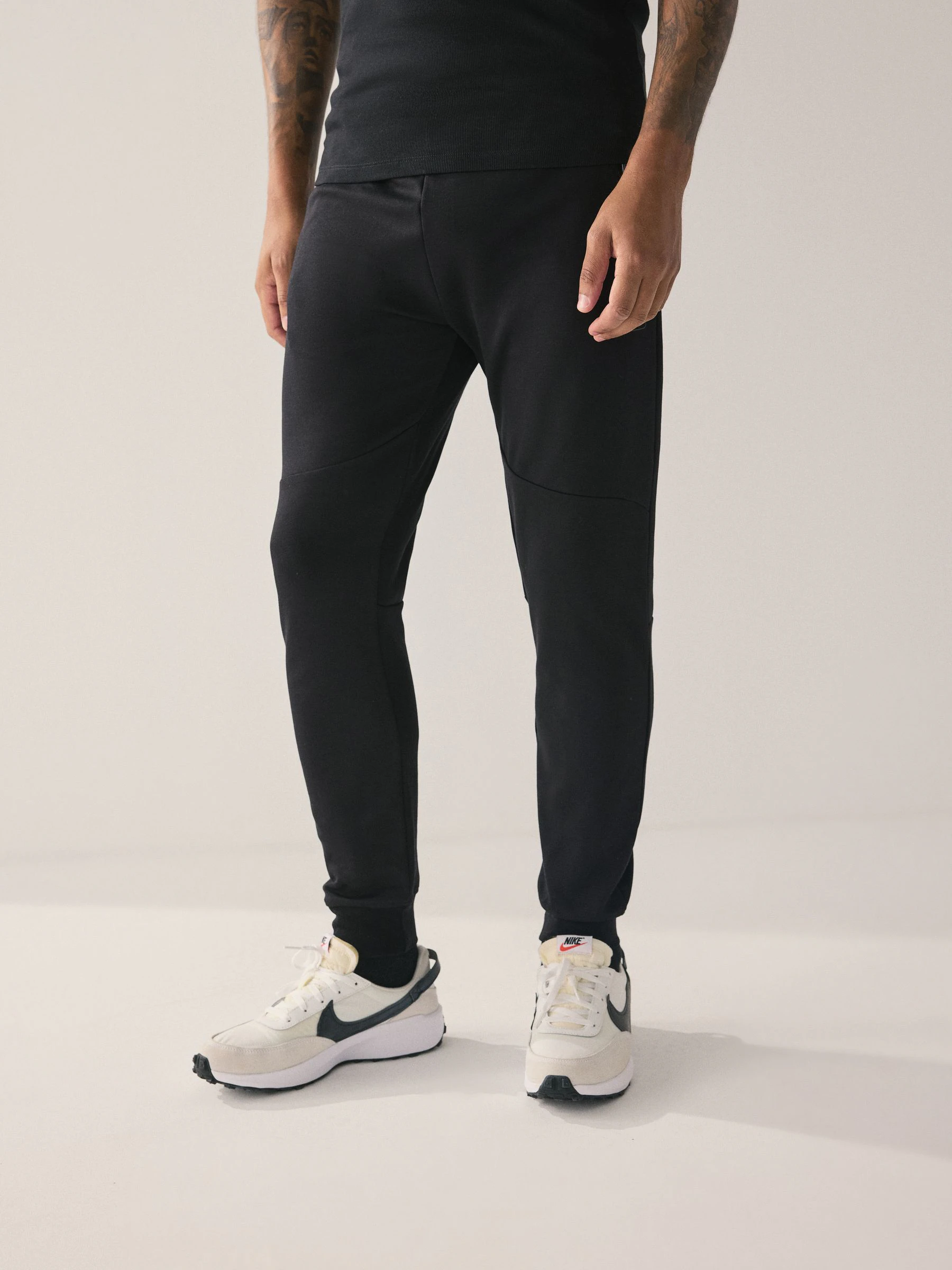 Zwart/Leisteen grijs - Athleisure Cuffed Joggers 2 Pack