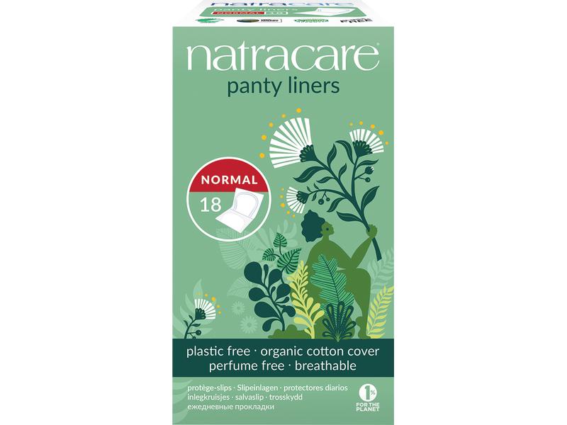 Natracare Slipeinlage Normal 18 Stück Einzeln verpackte Slipeinlagen
