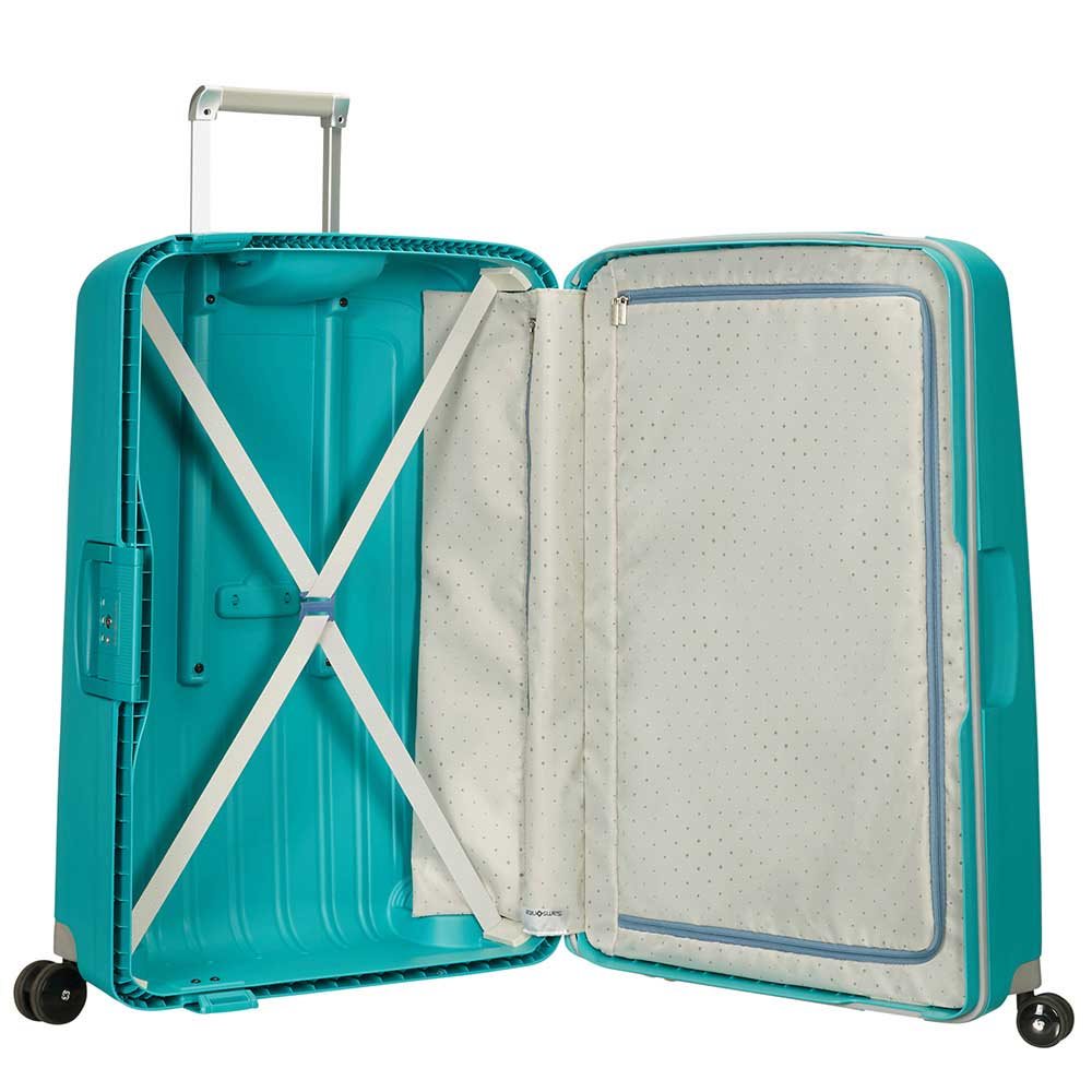 Samsonite S'Cure Spinner 81 aqua blue