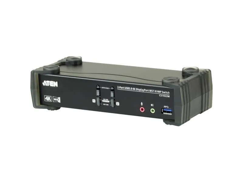 ATEN CS1922M - KVM / audio / USB switch - 2 x KVM / audio / USB - 1 lokalbruger - desktop