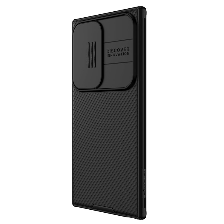 Samsung Galaxy S24 Ultra Schutz Hülle Cam-Slider Kameraschutz - Schwarz