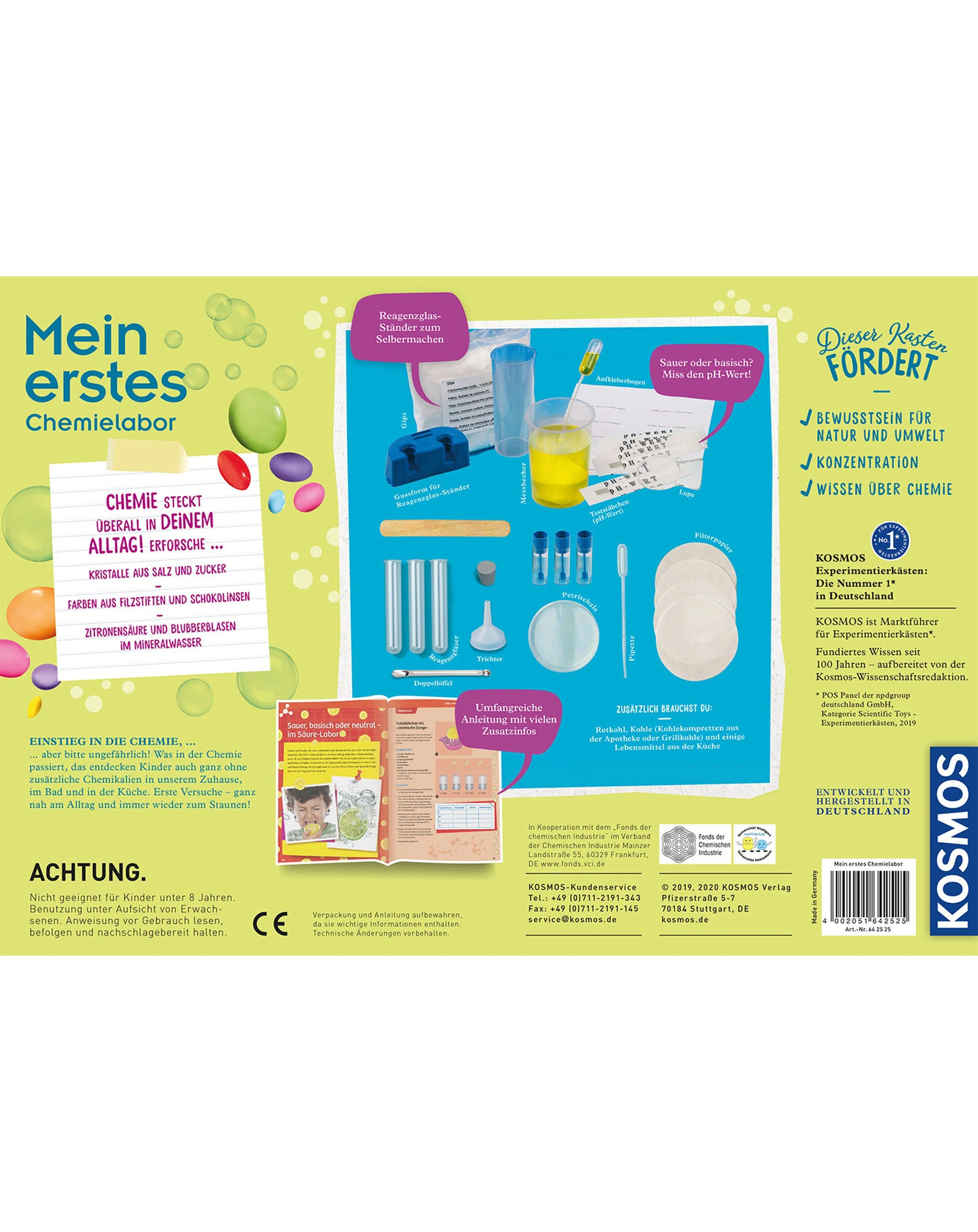 Experimentierkasten – Mein erstes Chemielabor
