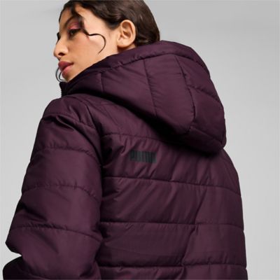 PumaESS Hooded Padded Jacket - lila