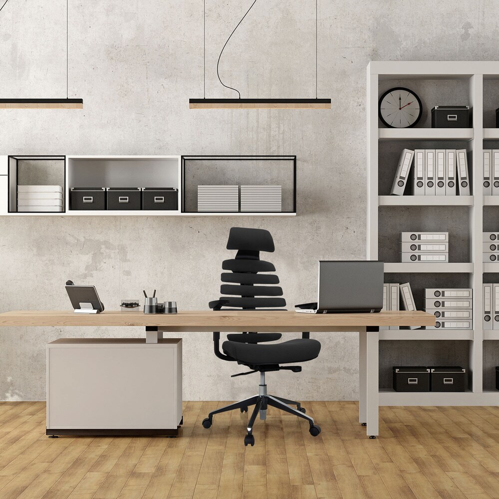 Profi Bürostuhl ERGO LINE II PRO Stoff mit Armlehnen (höhenverstellbar) hjh OFFICE