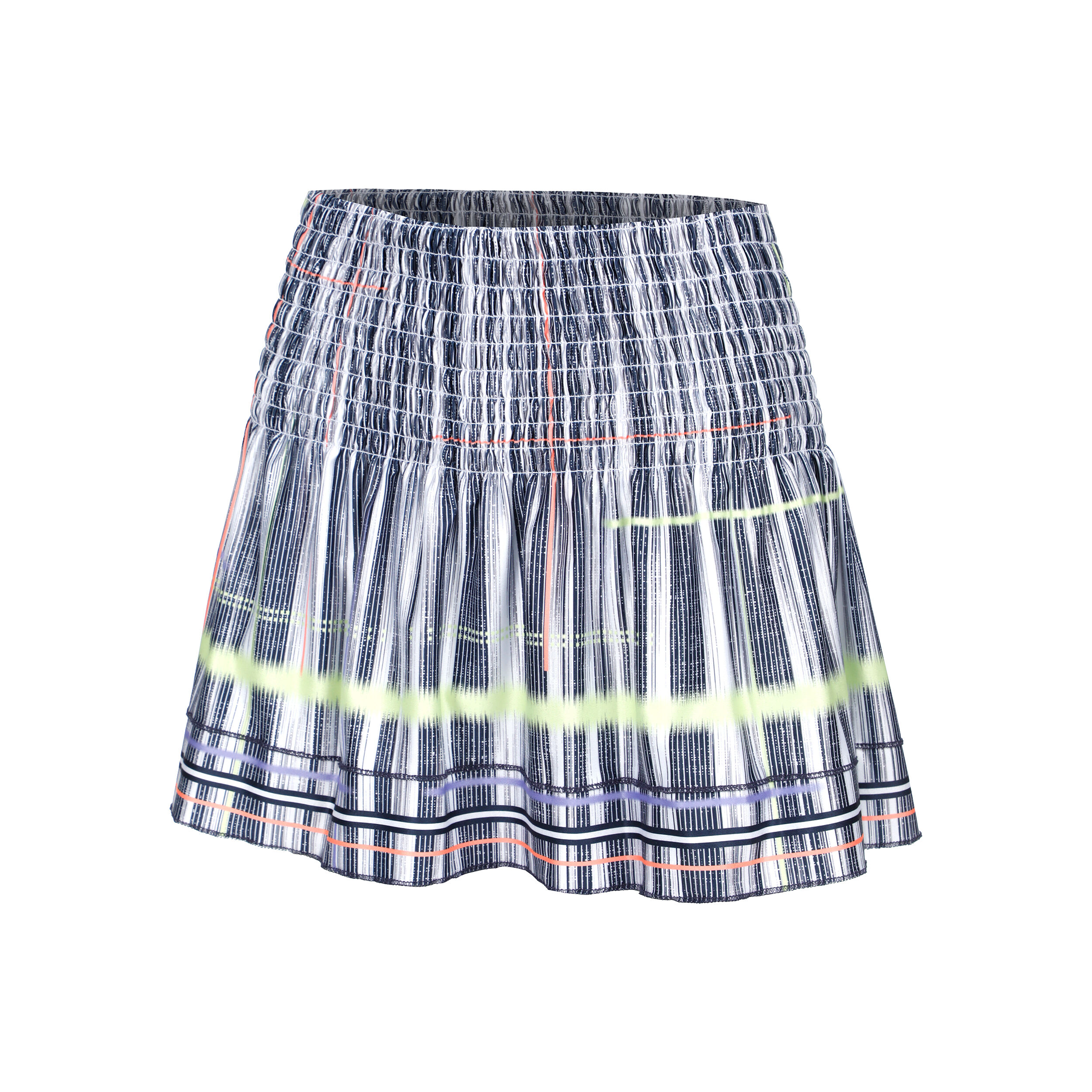 Lucky in Love Long Électrique Smocked Jupe Femmes - Blanc , Noir