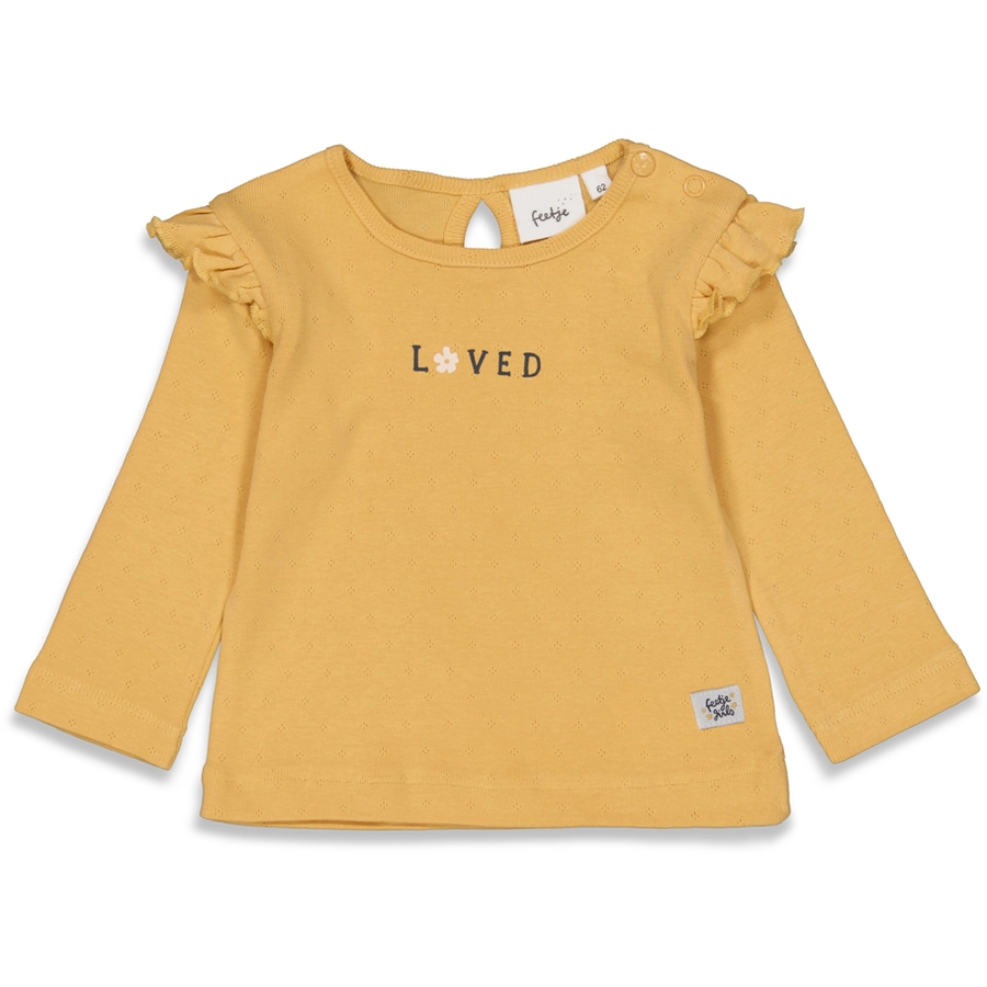Feetje Langarmshirt Bloom Ockergelb