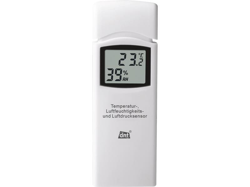 dnt Wetterstation WeatherScreen PRO WiFi-Wetterstation mit Display, Raumklimasensor und Funk-Solar-Kombisensor