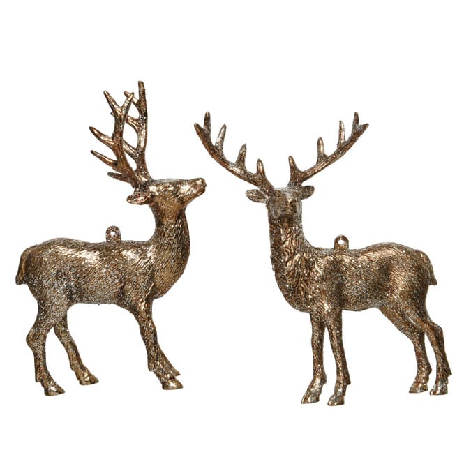 Dekohänger - Hirsch - ca. 5 x 11 x 14 cm - 1 Stück