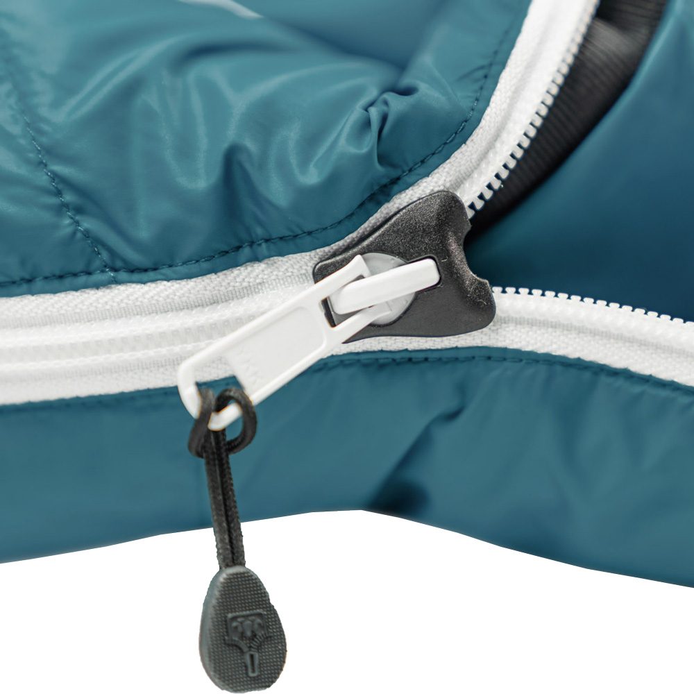Grüezi Bag Biopod DownWool Subzero Comfort L Schlafsack autumn blue