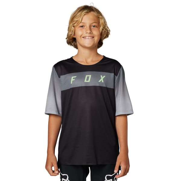 Maillot VTT FOX YTH FLEXAIR SS JERSEY BLACK