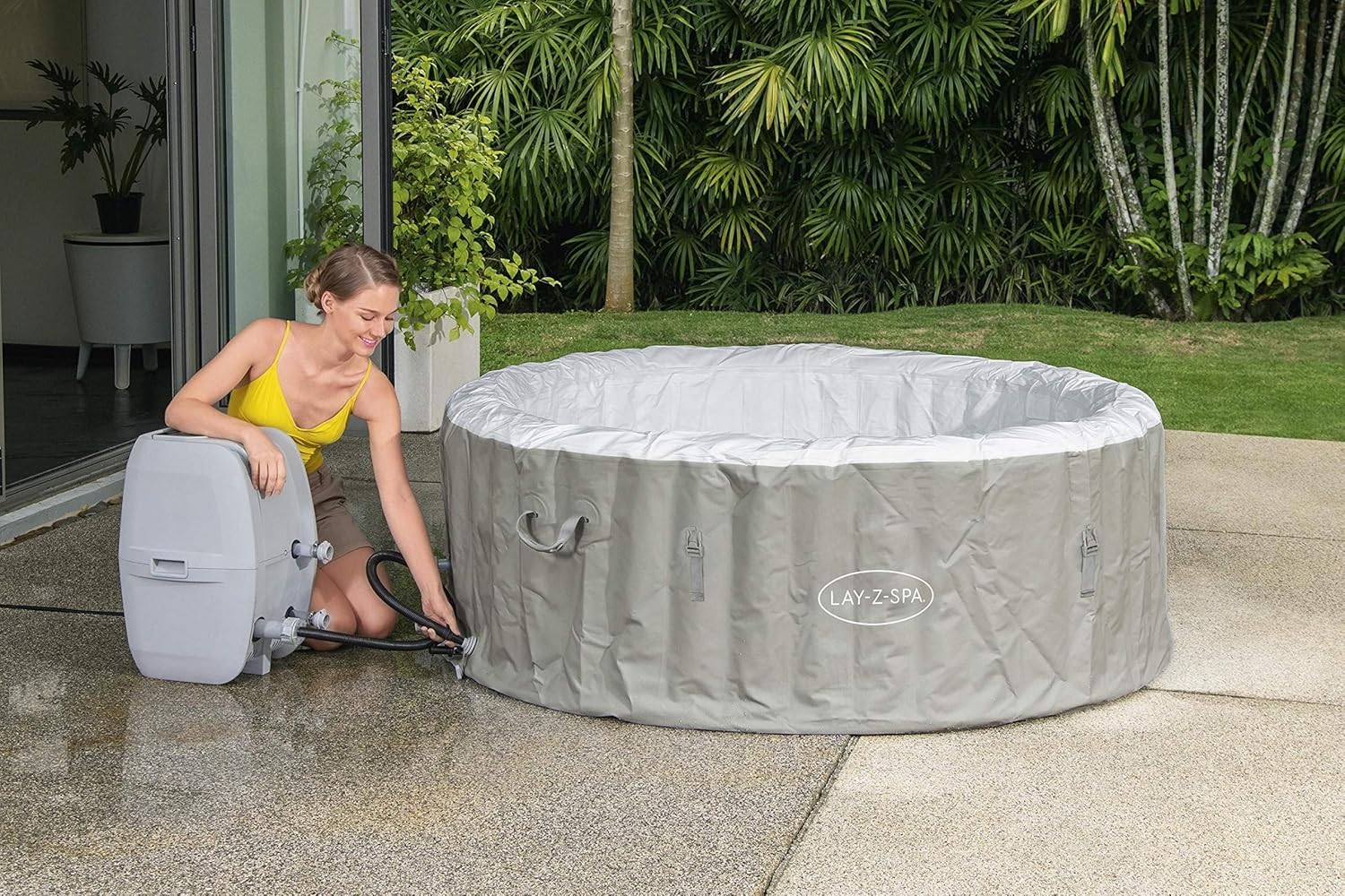 Spa gonflable rond BESTWAY Lay-Z-Spa® Miami Airjet™ 2 - 4 personnes