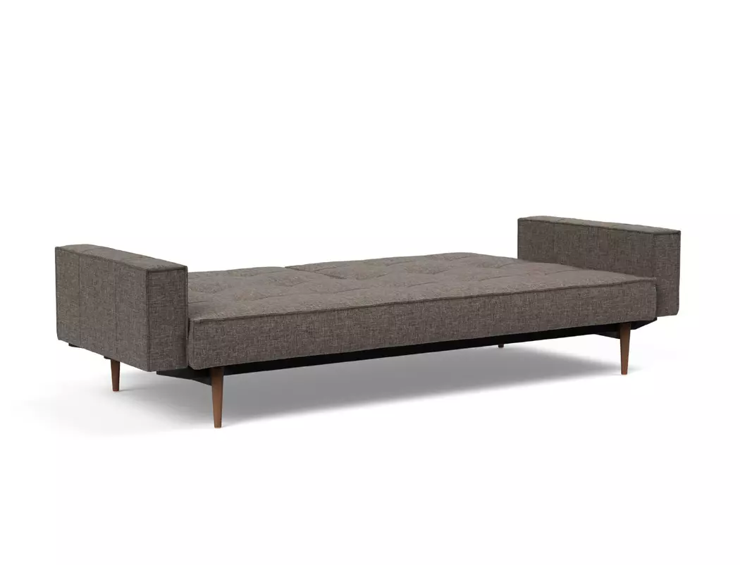 Schlafsofa mit Armlehnen Splitback Styletto dunkel