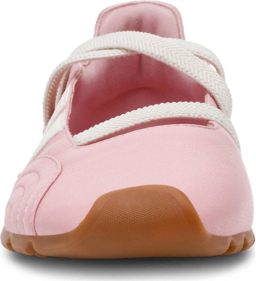 Steve Madden Joisie leren ballerina's lichtroze