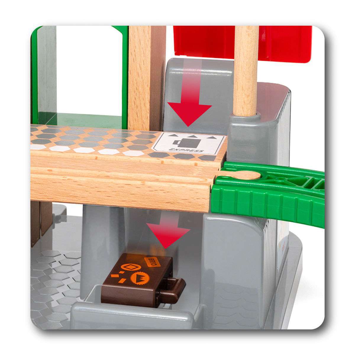BRIO Spiel Großes City Bahnhof Set